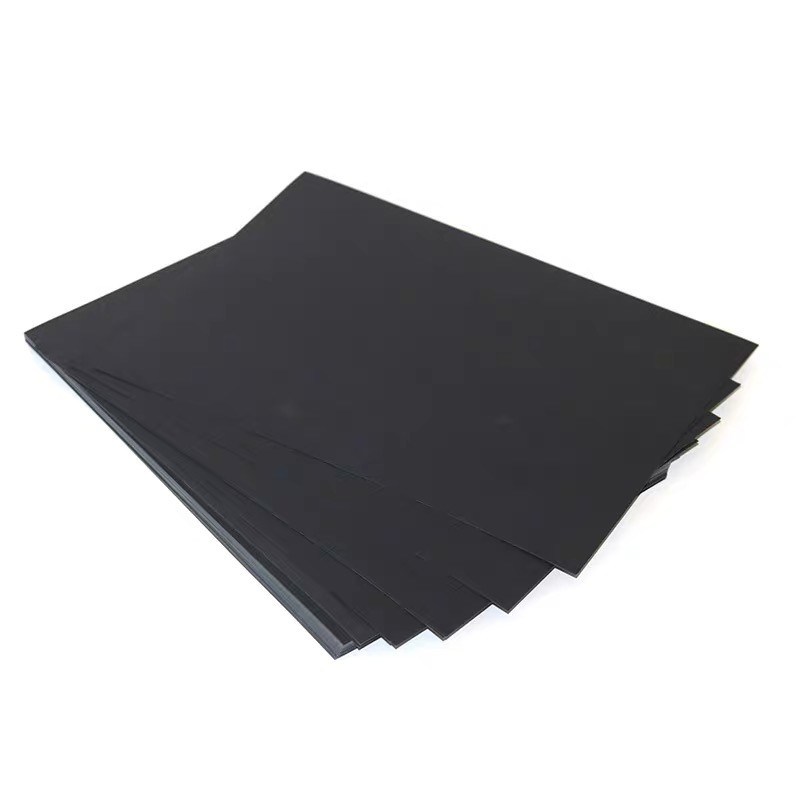 Black Bristol Paper Board Sheets Smooth surface recycled pulp