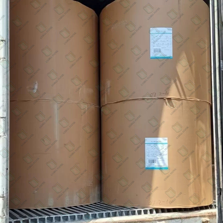 Rolowanie papieru Kraft bez powłoki biały / wybielony 65g 80g 90g 95g 100g 120g 150g Ekologiczne i zrównoważone opakowanie