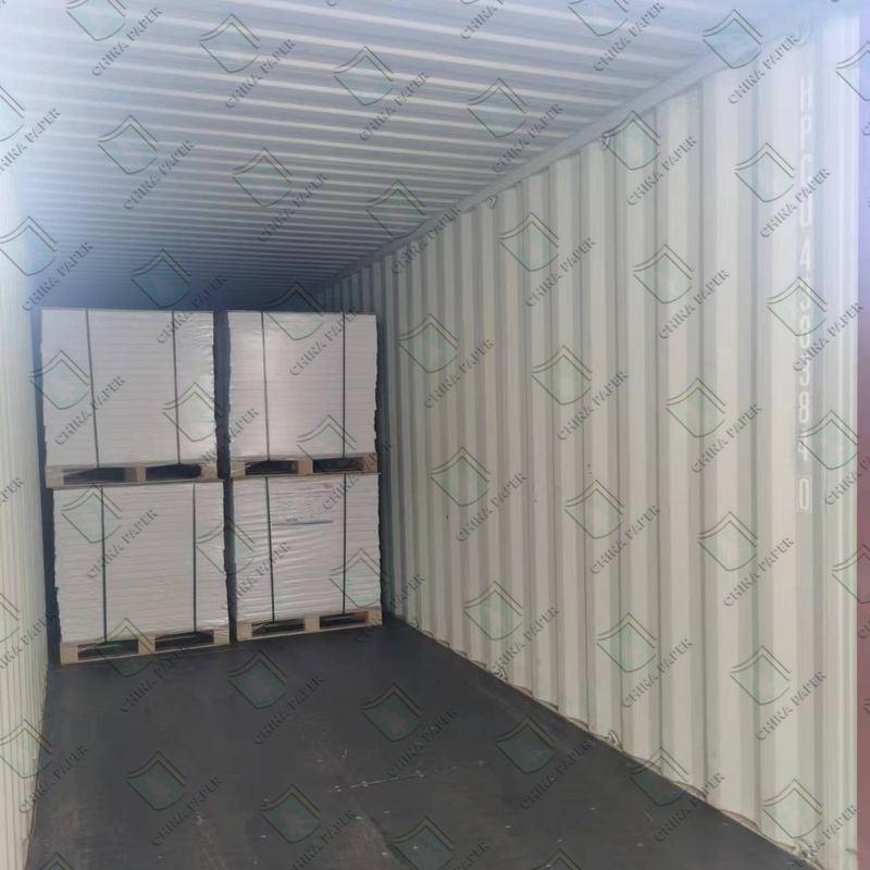 Smooth and Hard C1S Coated Ivory Board FBB Board for Greeting Cards High Gloss and Excellent Printability for Packaging Boxes