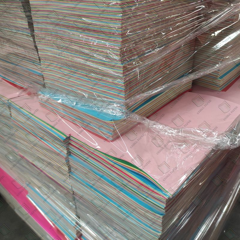 Customized Color Paper Board Smooth A4 Coloured Board Packaging And Printing