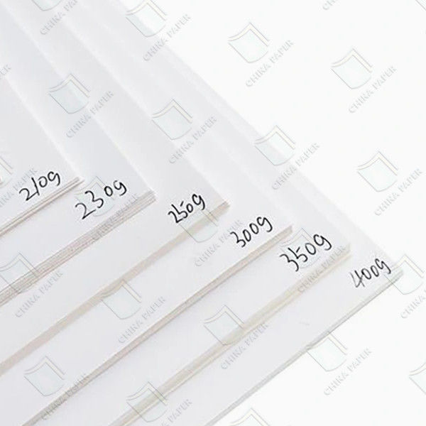 100% Wood Pulp 1.35MM 1.5MM  Ivory Board Paper For Making Name Card