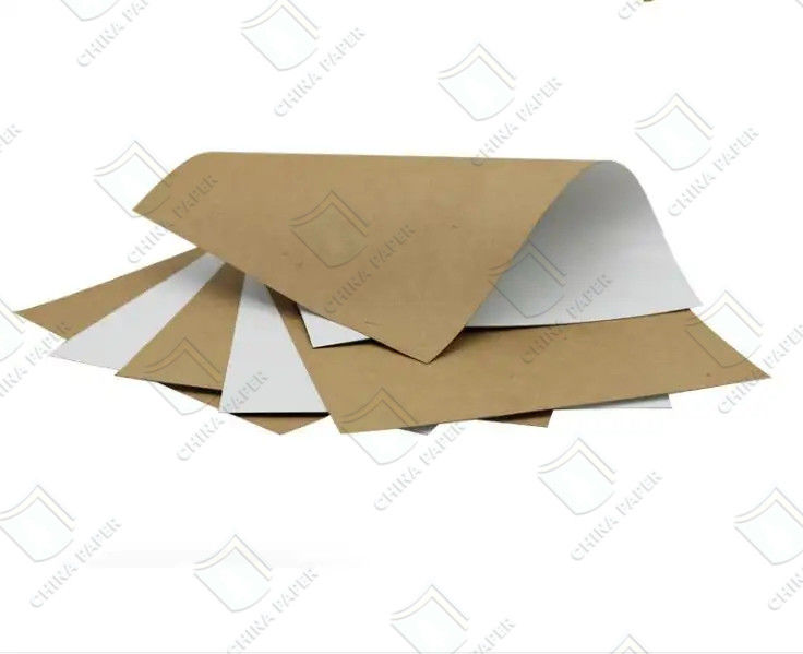 140gsm White Top Kraft Liner Paper For Gifx Boxes Smooth Surface WTL packaging paper
