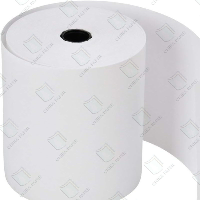 Factory Competitive Price Thermal Paper with White Glassine Labels Jumbo Rolls for Printing and Labeling