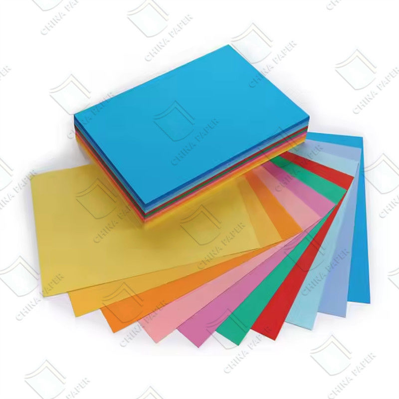 High quality Wood Pulp Colorful Handicraft paper Customized Color paper and Color board
