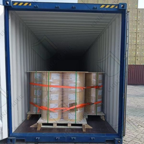 Kemasan Makanan Tanpa Lapisan Cupstock Base Paper Putih 100% Virgin Wood Pulp 210g 250g Dan 300g