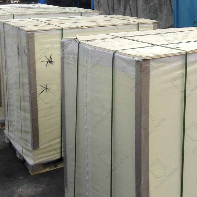 100% Virgin Wood Pulp Offset Paper Printing White Offset Paper Cream  Color For Notebook