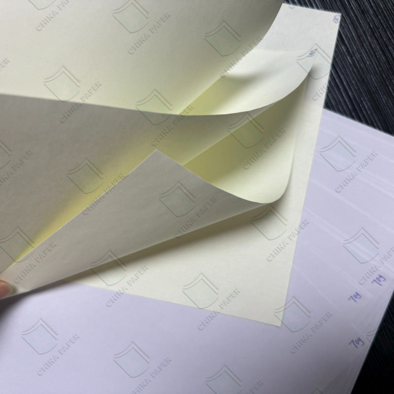 Natural White Creamy Ivory color  Woodfree Paper Bond Paper For Printing