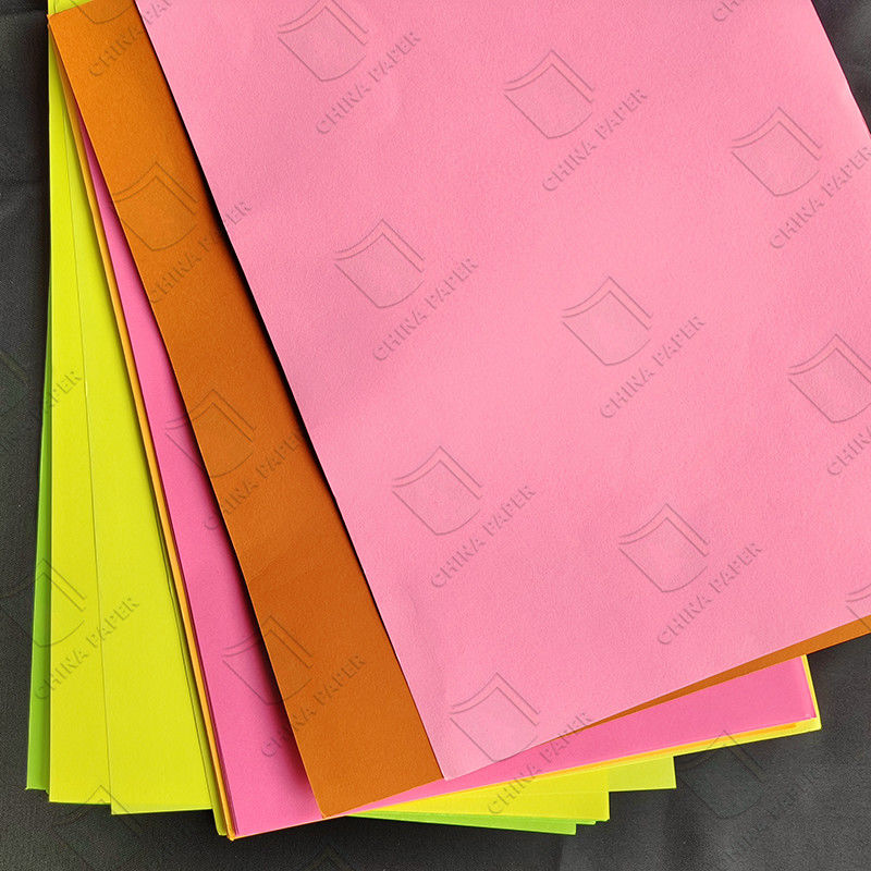 100% Virgin Pulp Color Paper Colorful A4 Color Paper
