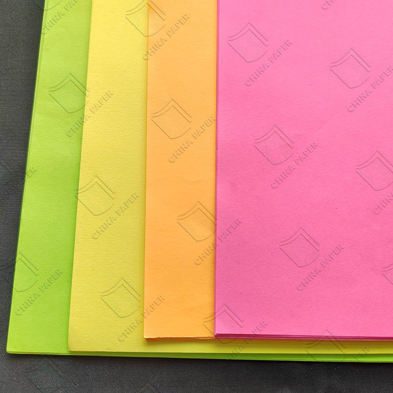 100% Virgin Pulp Color Paper Colorful A4 Color Paper