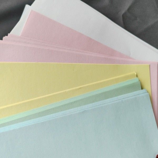 NCR Paper Blue Or Black Image 100% Virgin Pulp Carbonless Paper 45~80 GSM 70*100cm