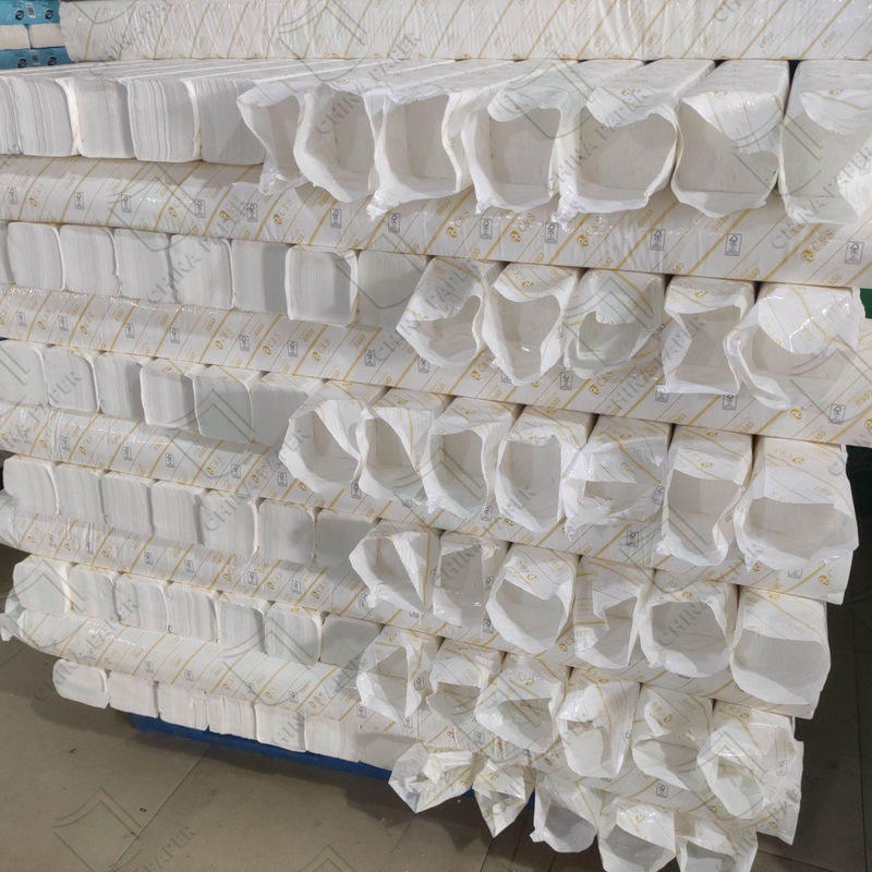 100% Natural Virgin Tall Fold Napkin Paper 1/2/3 Ply Custom Logo Facial Paper