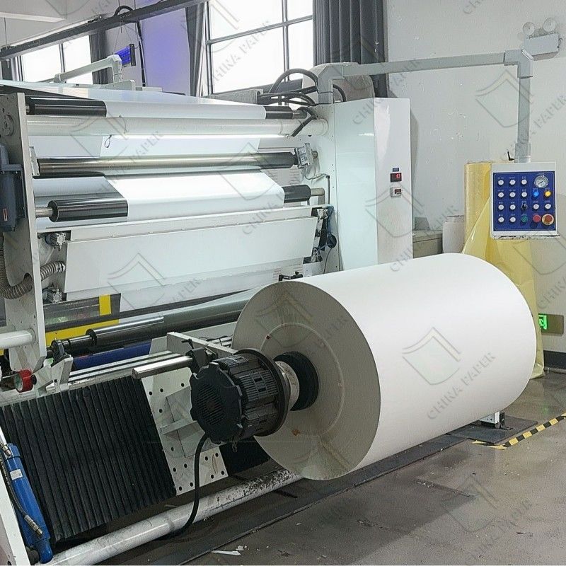 Fabrique de papier en Chine Autocollant adhésif en verre à haute performance pour étiquettes de bureau