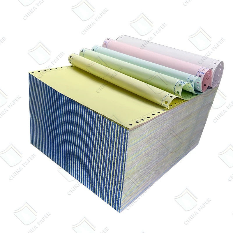Inkjet atau Laser Printing 55gsm 70gsm Karbonless Paper NCR Paper Untuk Surat Pengiriman
