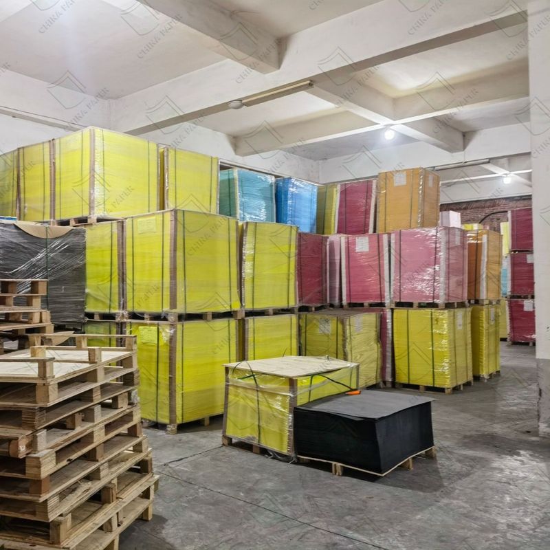 100% Wood Pulp Manila Paper Colored Paper Colored Bristol Board A4 Colorful Cardstock and Craft Paper for DIY Projects