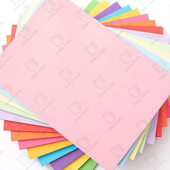 Premium Manila Paper Vibrant Printing Paper Colorful Copy Sheets for Creative DIY Projects