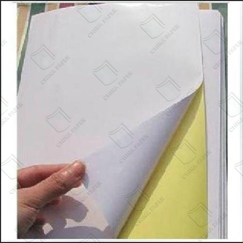 60gsm Yellow Glassine Paper And Hot Melt Glue For Self-adhesive Paper Sticker