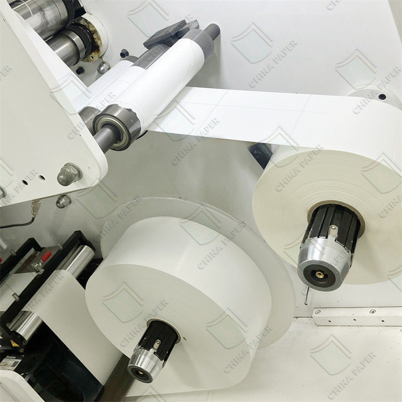 Cast Coated Paper With White One Side Coated Glassine Paper For Adhesive Sticker Paper