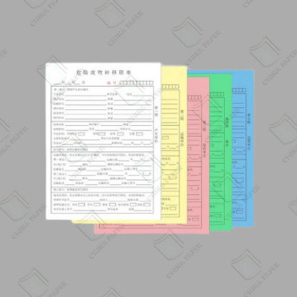 High Quality Black Image NCR Paper for Laser Printers White Pink Yellow Blue Green 43*61cm Carbonless Paper