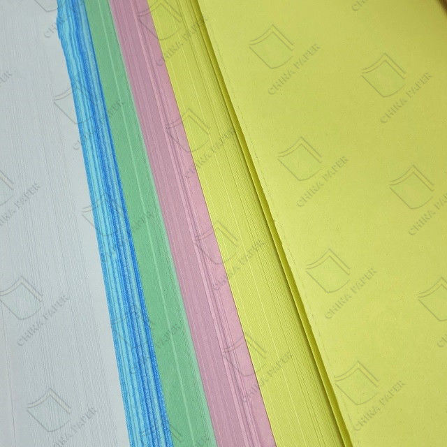 High Quality Black Image NCR Paper for Laser Printers White Pink Yellow Blue Green 43*61cm Carbonless Paper