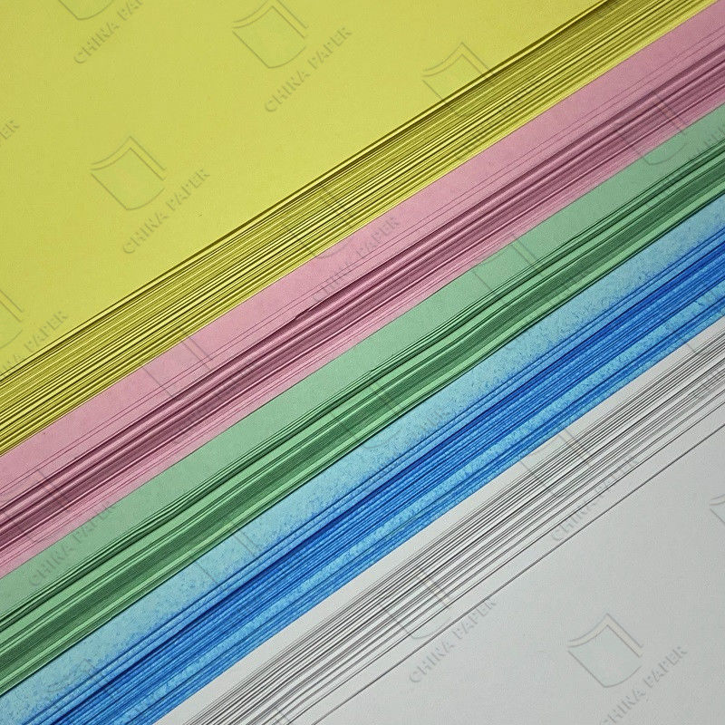 Superior 2-Part Carbonless Inkjet White NCR Paper 55gsm Black Image In Different Color For Waybill Or Bank Receipts