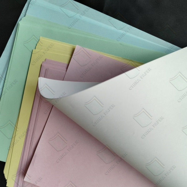 Free Sample POS Printer CFB Paper Self-copy Paper Blue Image Carbonless Paper For Printing