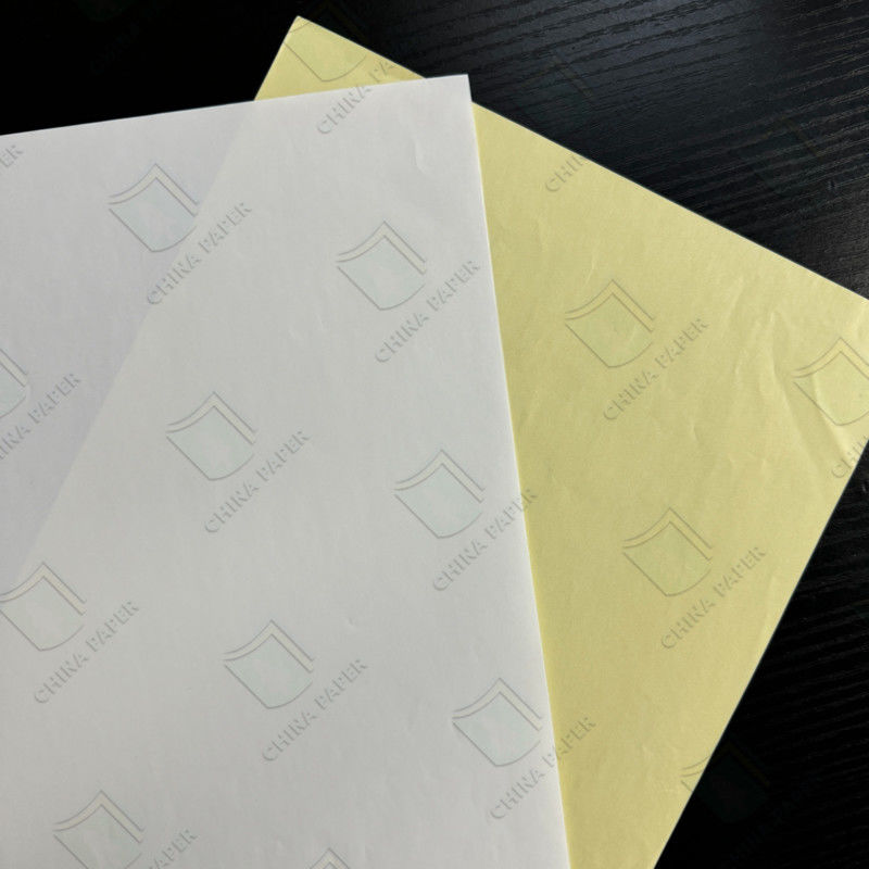 Self-Adhesive Sticker Paper for Thermal Labels and Juice Labels with Glassine and Release Paper