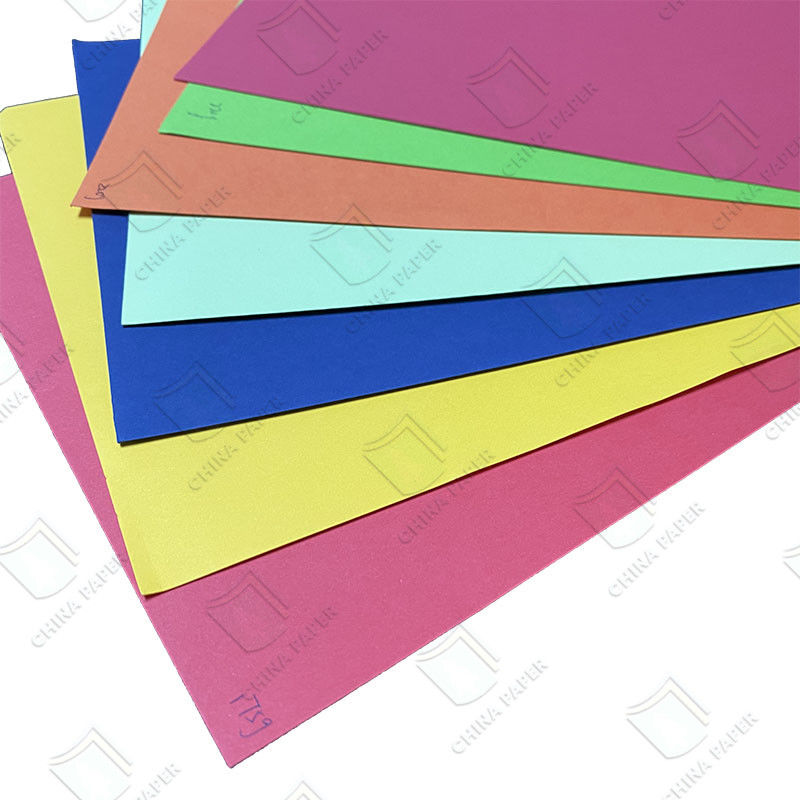 Vibrant color offset paper light pink/yellow/green 55gsm 70*100cm sheet - Ideal for School Projects and Office Use