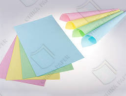 Carbonless Paper Ream NCR Paper In Roll Or Sheet Carbonless Paper For Five Colors