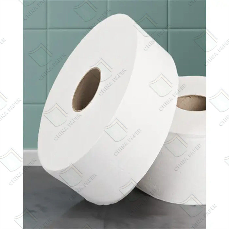 Personal Hygiene And Cleaning Toilet Paper 13-25gsm Tear-Resistant Toilet Paper In Large Jumbo Roll