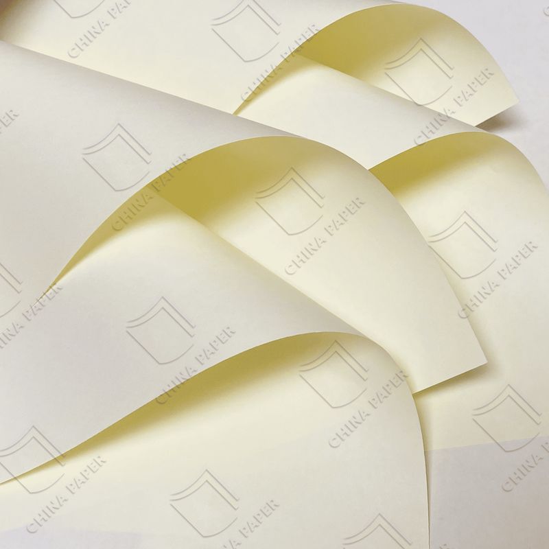 Dual Color Woodfree Paper 100% Virgin Pulp Uncoated 50-120GSM Commercial Use