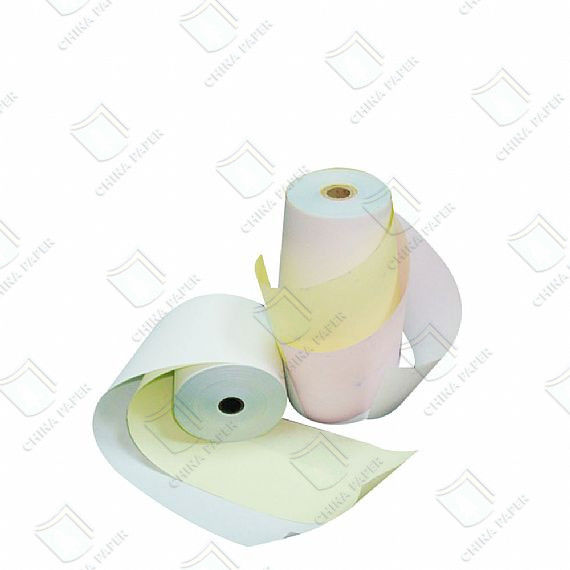 100% Imported Virgin Wood Pulp Top Grade Blue Image Sheets / Rolls Carbonless Paper