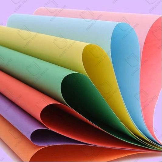 60-400gsm Colored Paper Colored Boards Rainbow Colors for Educational School Covers