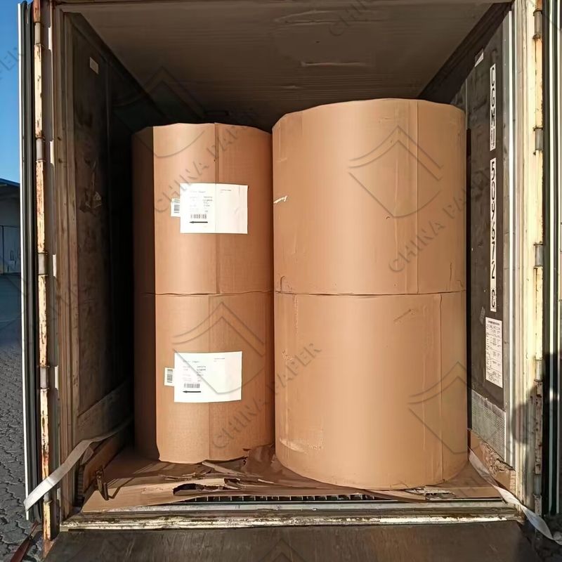 150-350gsm GSM PE Coated Cupstock Board Rolls Food Grade Material For Disposable Cup Manufacturing