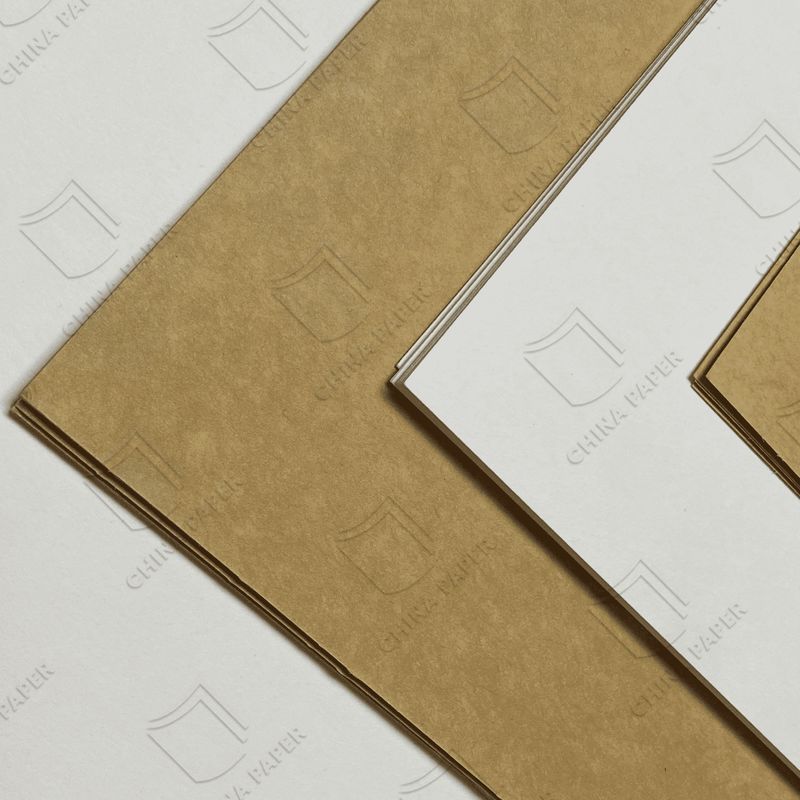 150-350gsm GSM PE Coated Cupstock Board Rolls Food Grade Material For Disposable Cup Manufacturing
