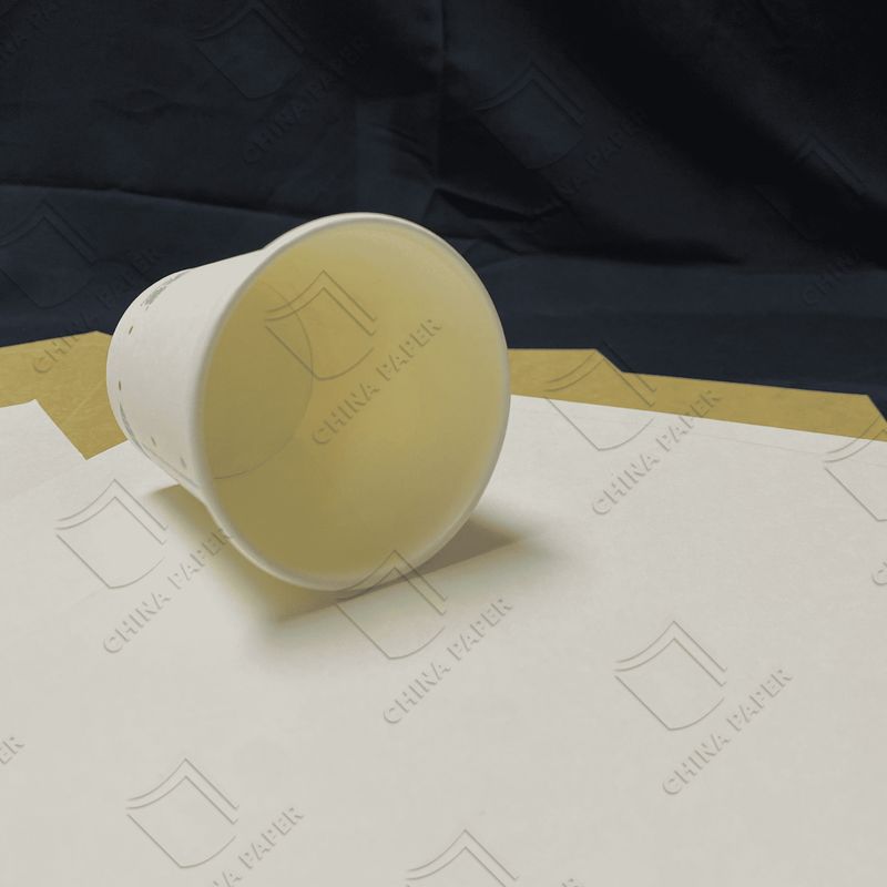 White PE-Coated Cupstock In Jumbo Rolls  18-350gsm Options For Ice Cream Cup Production
