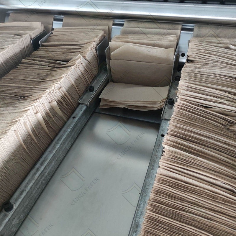 Sustainable Bamboo / Virgin Wood Blend Napkins 1-4 Ply High Absorbency For Food Service