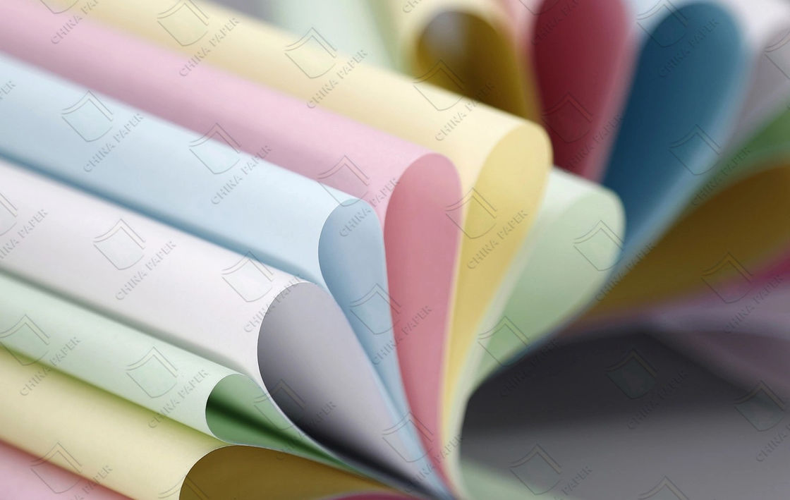 Carbonless Paper Ream NCR Paper in Roll or Sheet Carbonless Copy Paper with Five Colors