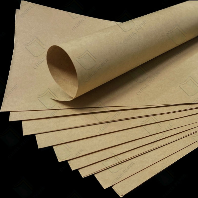 Papier Kraft z 100% masy drewna 65-150 gm Brązowy / Biały dla ekologicznego opakowania