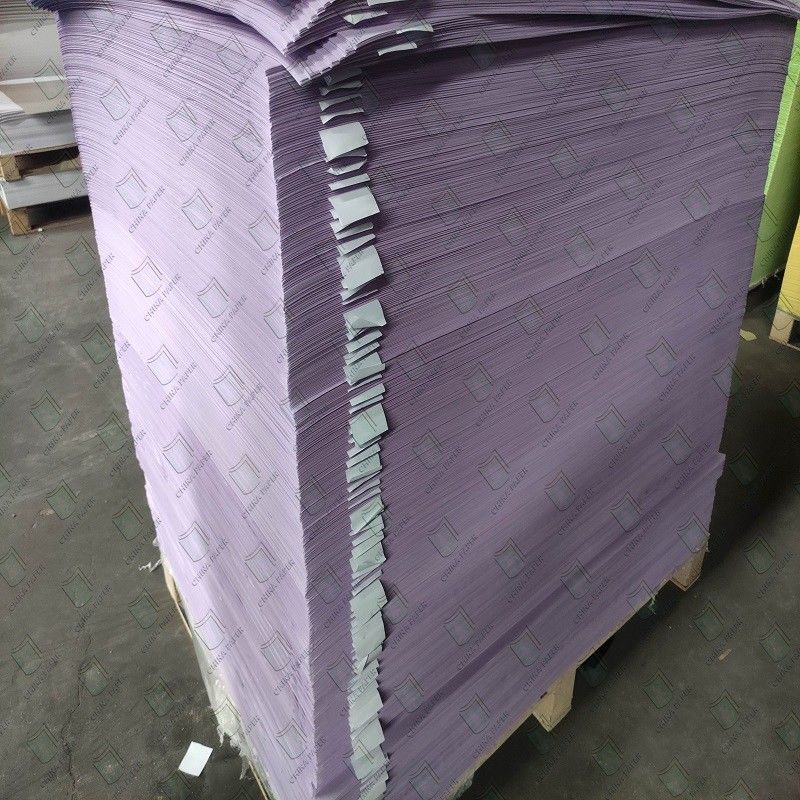 100% virgin wood  pulp/mixed pulp Carbonless Copy Paper Self-copy Paper NCR 3 Fold Continuous Printing Paper