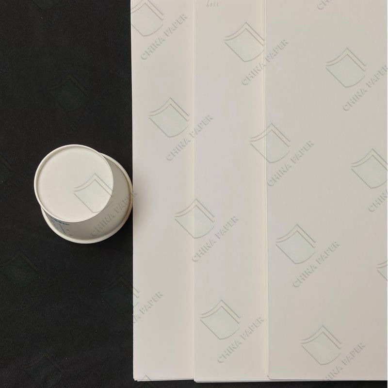 High Heat Resistance Waterproof And Oil Proof PE Coated Cup Paper For Food Packaging