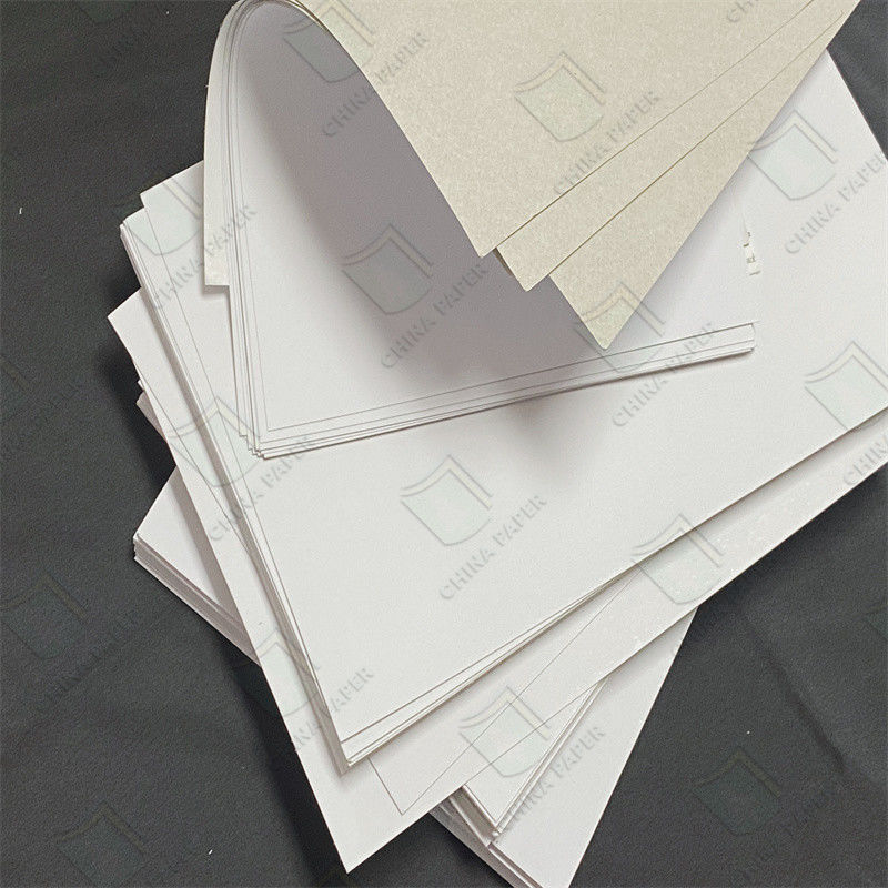 Dual-Sided Matte/Satin Cardstock – Versatile Gray-White Base for Mixed Media Art & Photo Mounting