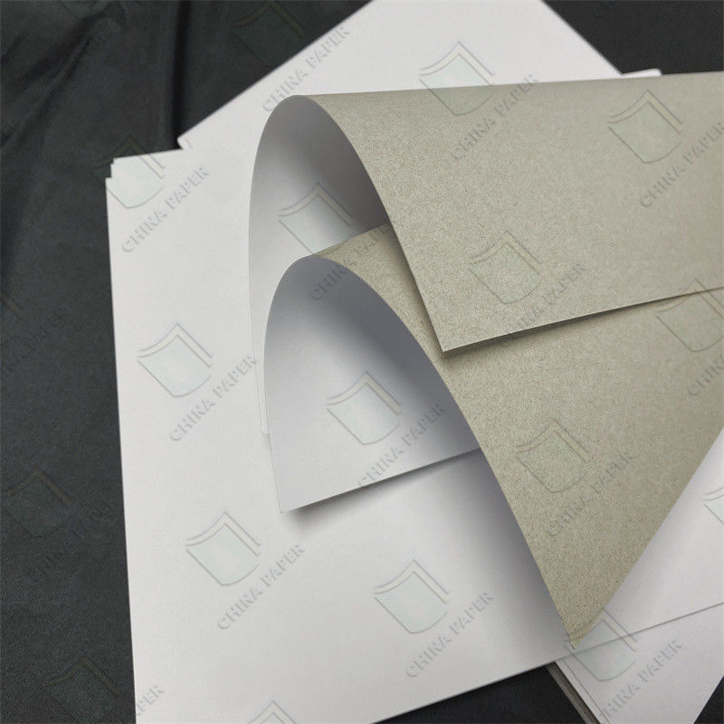 Ultra-Bright White Cardstock with Gray Midlayer – Superior Opacity for Double-Sided Brochures & Menus