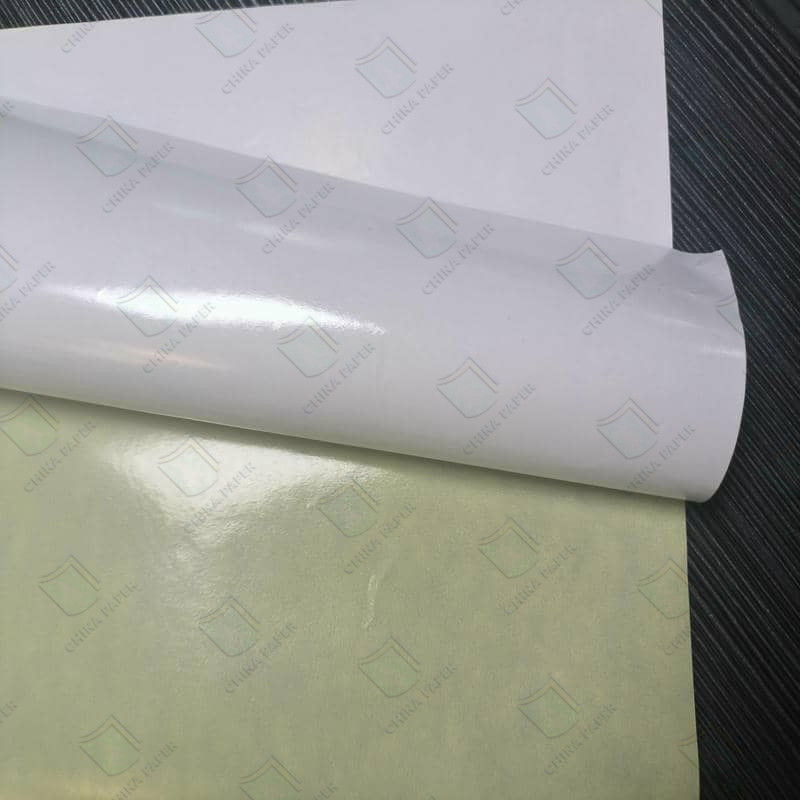 100% Wood Pulp Super White Gloss Paper ISO SGS Certified Self Adhesive Printable Labels Shipping Carton Labels