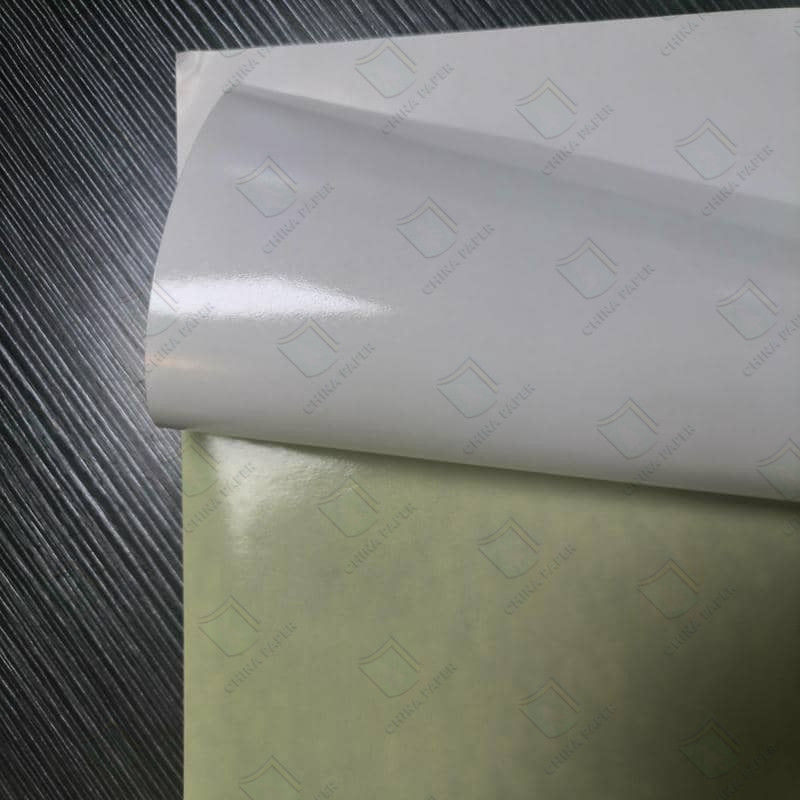 Cina Fabbrica Gloss Vinyl Self Adhesive Sticker Paper Per Spedizione Lista di imballaggio del prodotto Cartone E Indicazioni Etichette