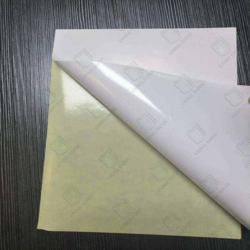 High Brightness Premium Printable Self Adhesive Labels Paper For Shipping / Packaging & Instruction Labels