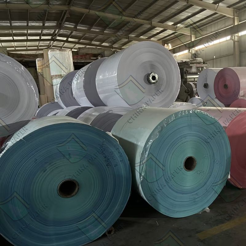 Imagen azul Papel NCR para impresoras Blanco Rosa Amarillo Azul Verde Papel sin carbono