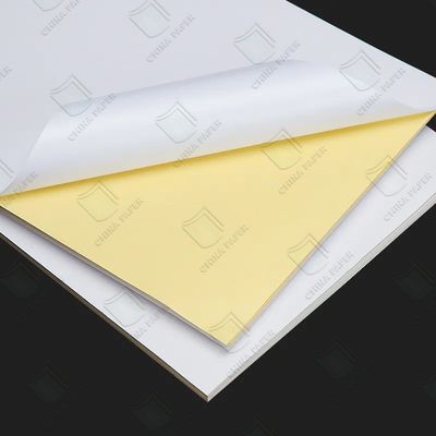 80g/90g Super White Gloss Paper ISO And SGS Certified Self Adhesive Sticker Paper Consistent And Guaranteed Terms