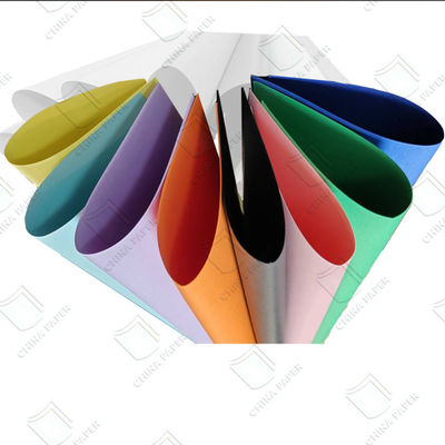 Papier couleur pour cadeau ou école 65g-300g
