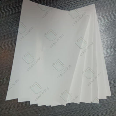 Umweltschonendes Spiegelpapier mit gelbem Liner