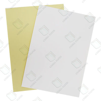 High Gloss With White Or Yellow Glassine Release Paper For Self-adhesive Sticker Paper